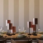 Alzaluce - lámpara de mesa para pantalla con enchufe de dos clavijas