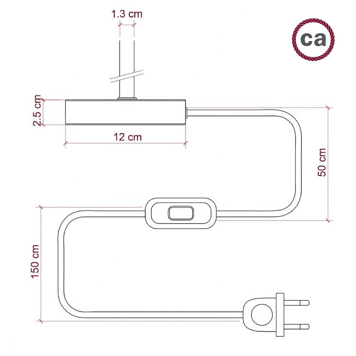 Lámpara de mesa de metal Alzaluce Tiche