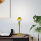 Lámpara de mesa metálica Alzaluce Half Cup