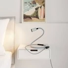GU1d-one Pastel Lámpara articulada sin base con foco LED
