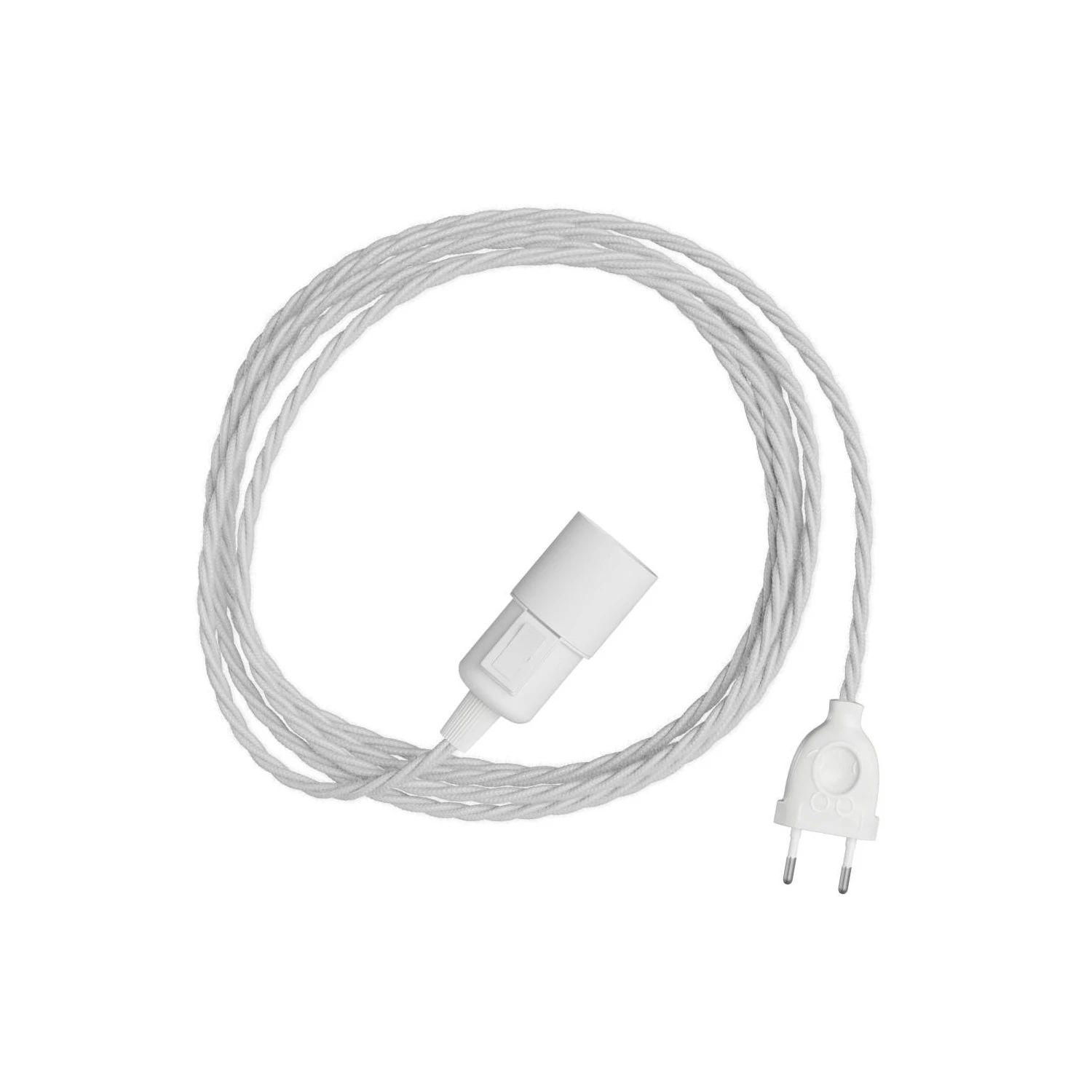 Snake Twisted - Lámpara enchufable de tejido trenzado