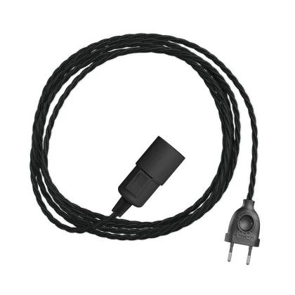 Snake Twisted - Lámpara enchufable de tejido trenzado