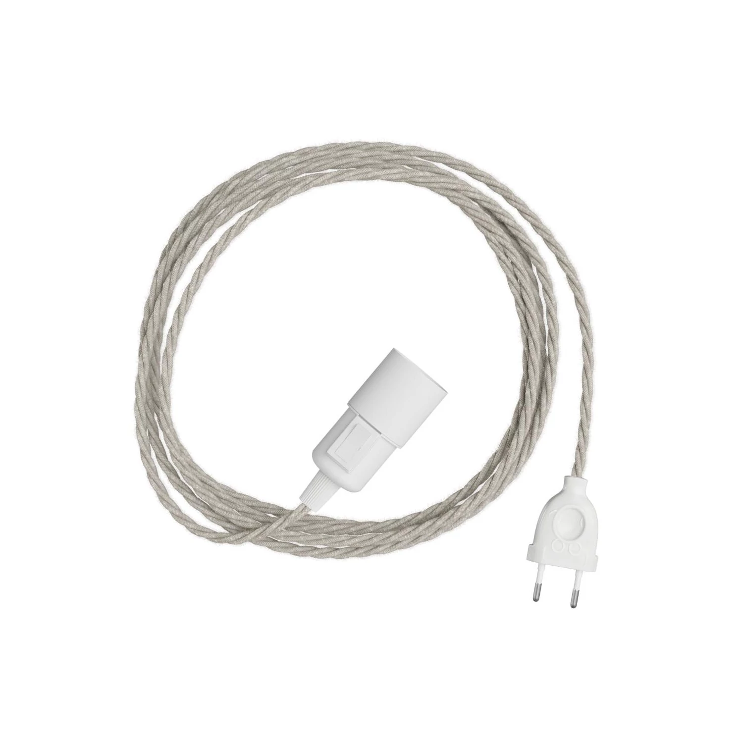 Snake Twisted - Lámpara enchufable de tejido trenzado