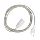 Snake Twisted - Lámpara enchufable de tejido trenzado