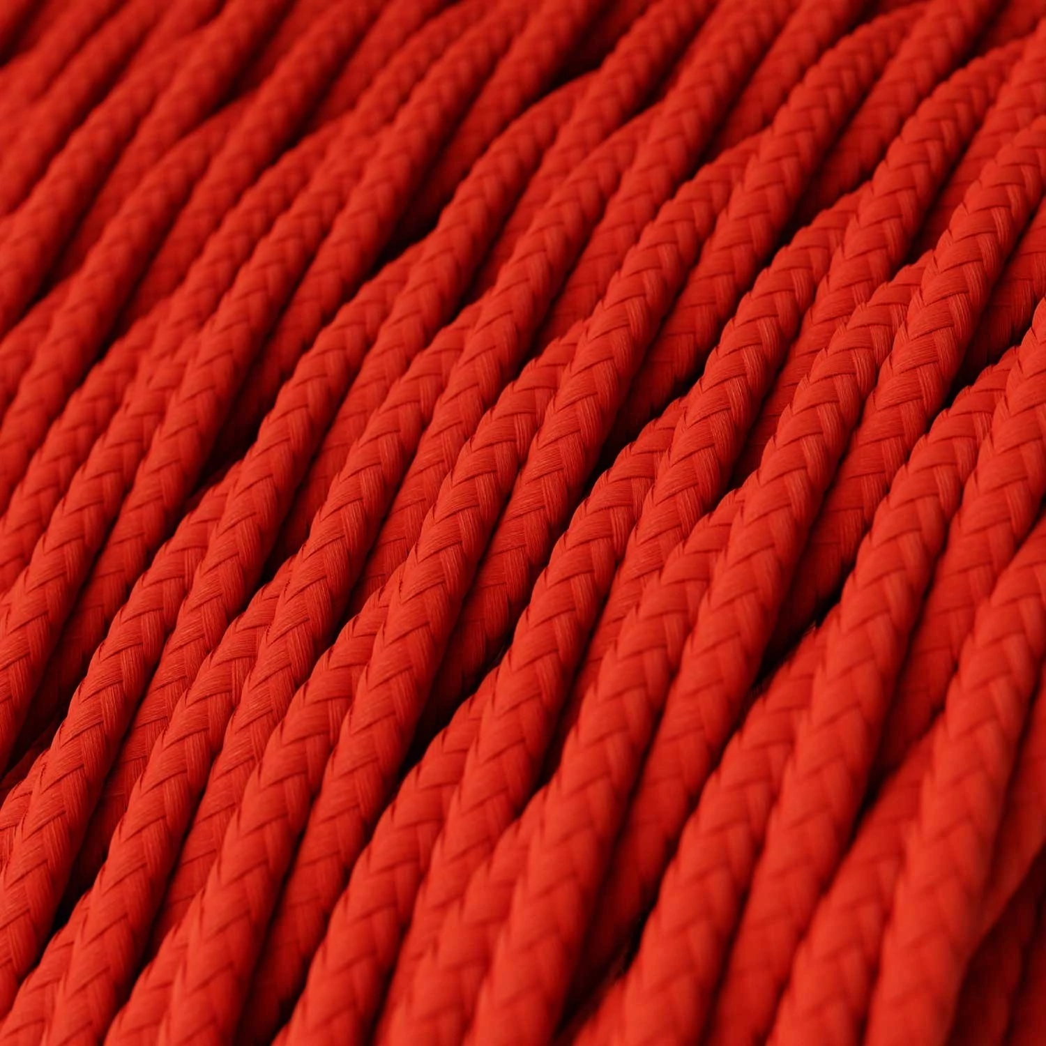 Snake Twisted - Lámpara enchufable de tejido trenzado