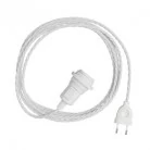 SnakeTwisted para lámpara Lámpara enchufable tejido trenzado