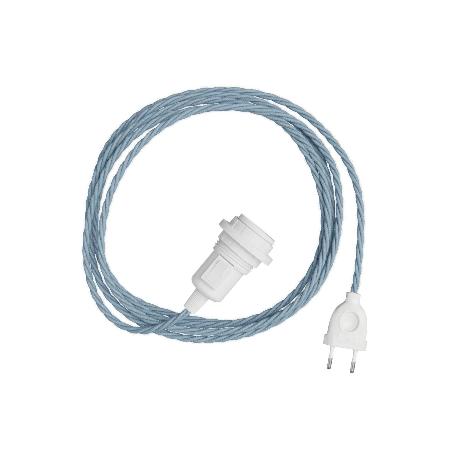 SnakeTwisted para lámpara Lámpara enchufable tejido trenzado