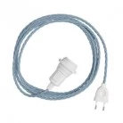 SnakeTwisted para lámpara Lámpara enchufable tejido trenzado