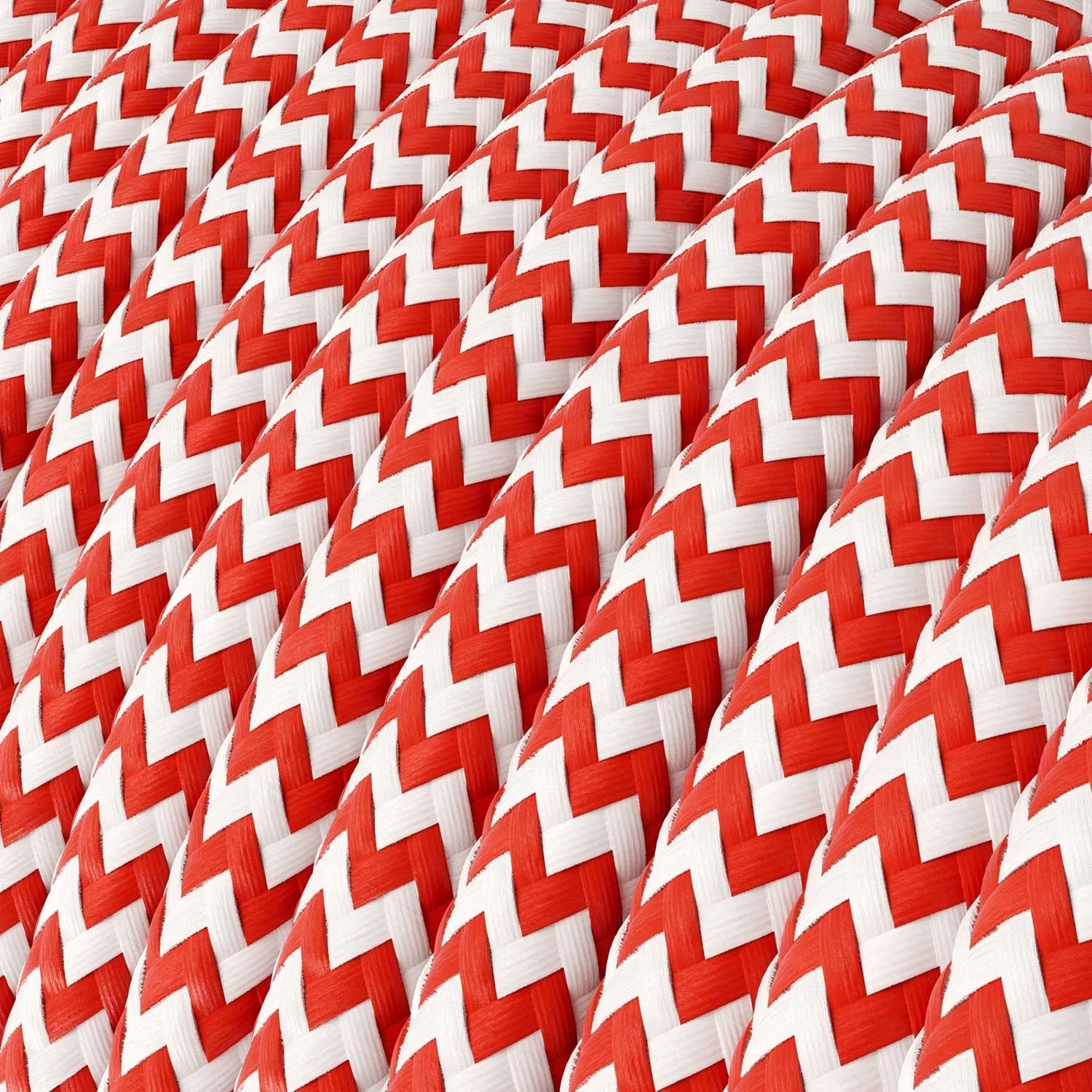 Snake Zig-Zag para lámpara Lámpara enchufable tela Zig-Zag