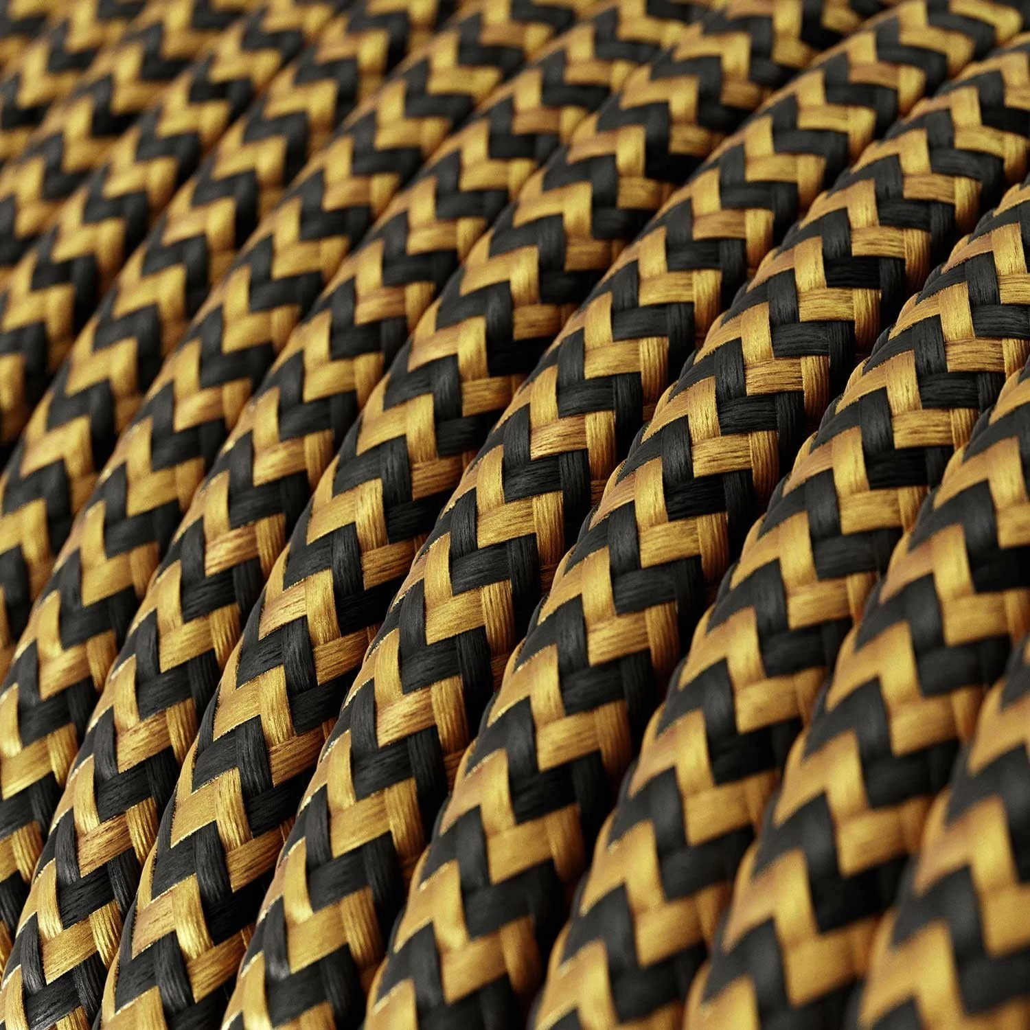 Snake Zig-Zag para lámpara Lámpara enchufable tela Zig-Zag