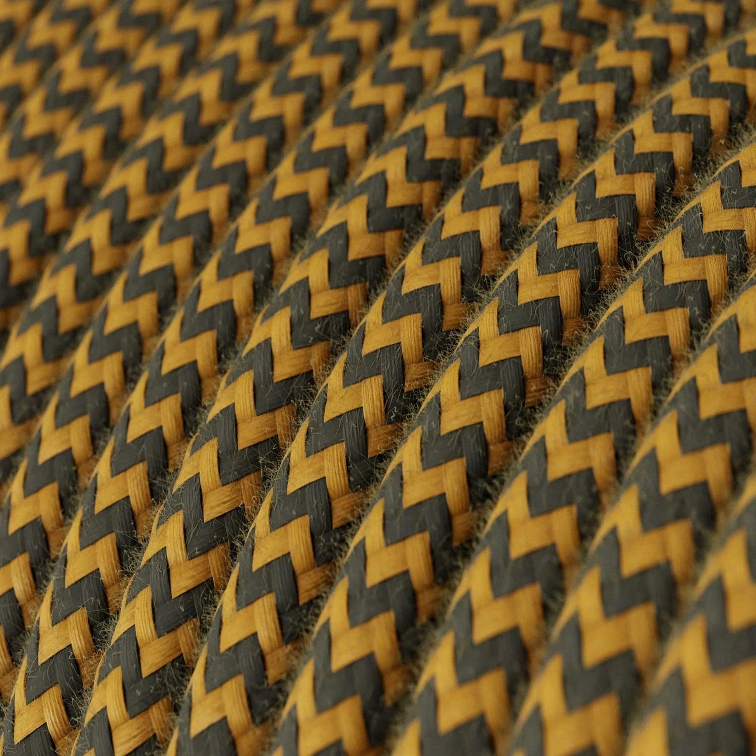 Snake Zig-Zag para lámpara Lámpara enchufable tela Zig-Zag