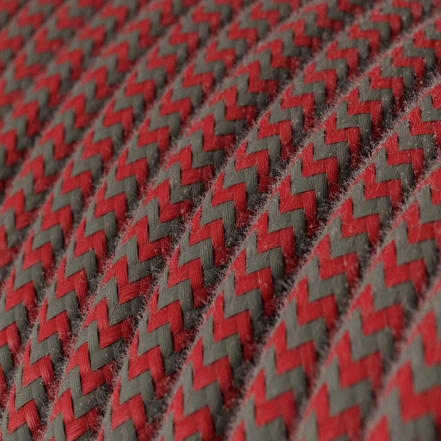 Snake Zig-Zag para lámpara Lámpara enchufable tela Zig-Zag