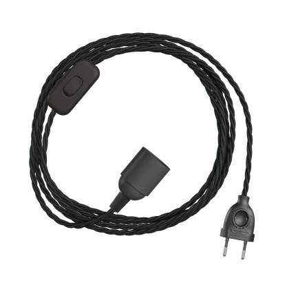 SnakeBis Cable trenzado portalámparas cable tejido trenzado