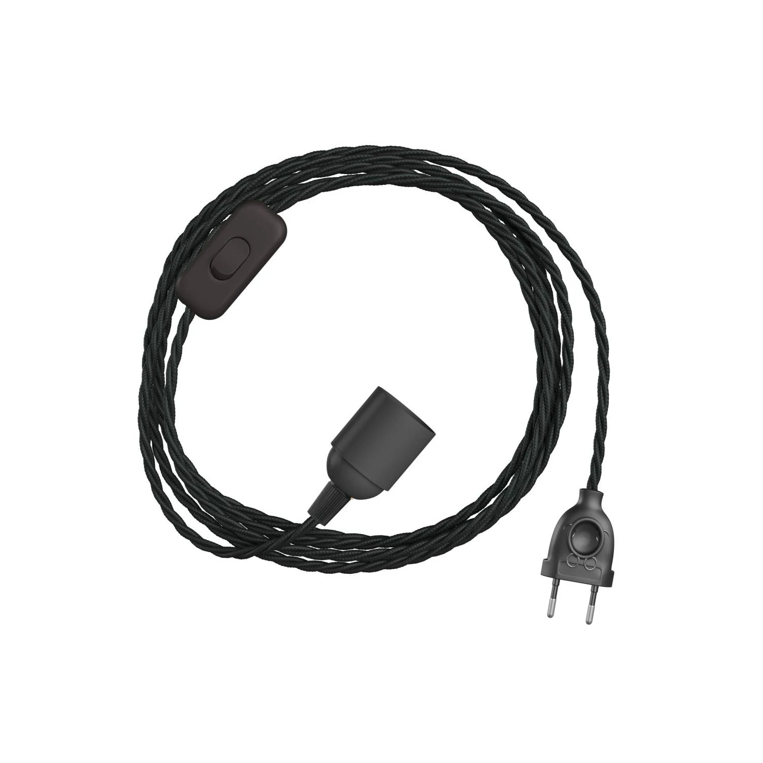 SnakeBis Cable trenzado portalámparas cable tejido trenzado