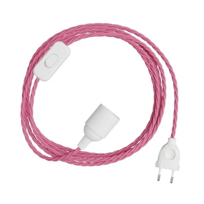 SnakeBis Cable trenzado portalámparas cable tejido trenzado