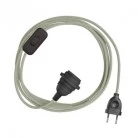 Pantalla enchufable SnakeBis Zig-Zag cable tela Zig-Zag