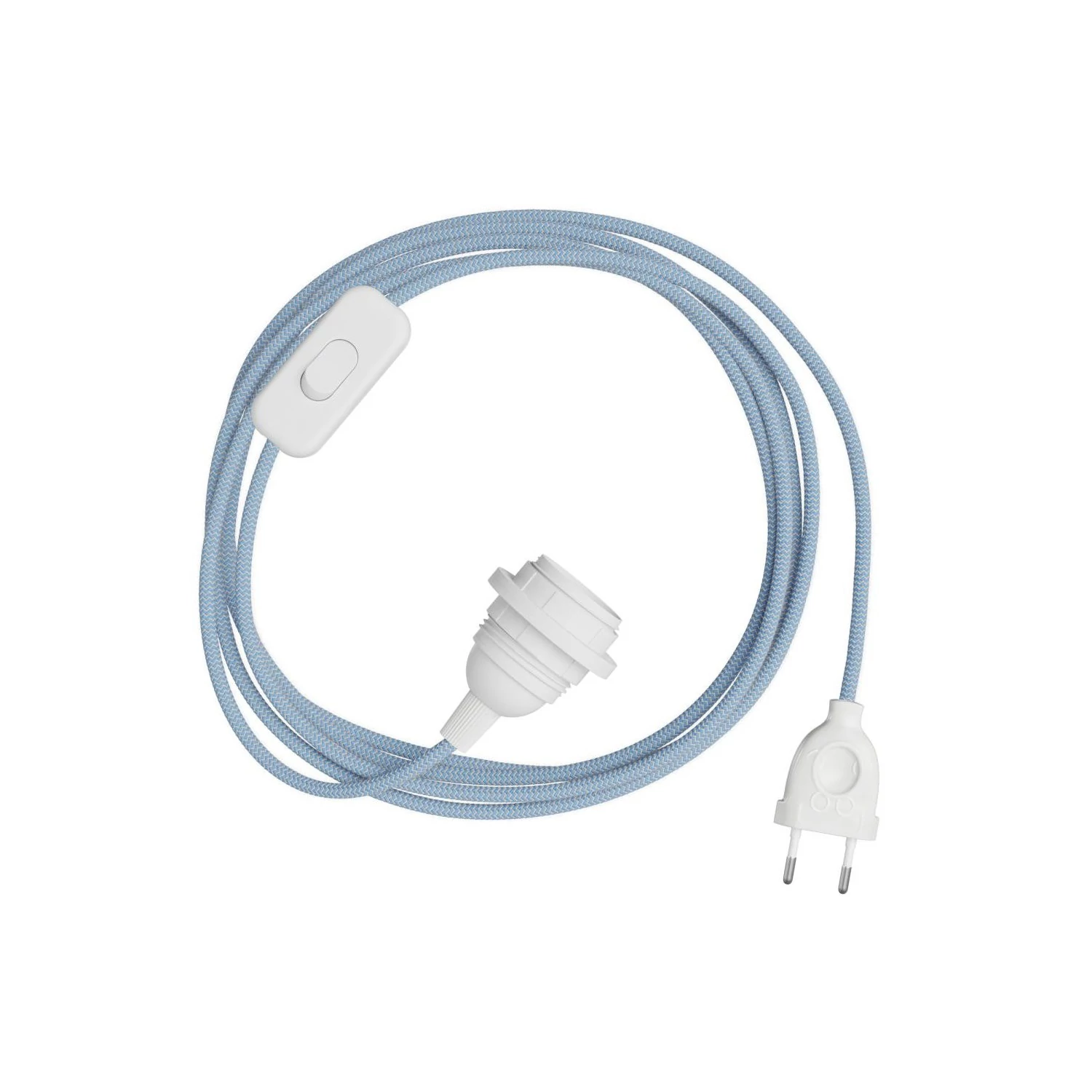 Pantalla enchufable SnakeBis Zig-Zag cable tela Zig-Zag
