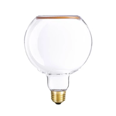 Bombilla LED E27 G125 Transparente 4,5W Regulable