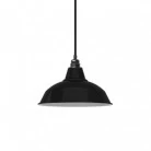 Lámpara estilo Industrial con pantalla de metal esmaltada