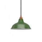 Lámpara estilo Industrial con pantalla de metal esmaltada