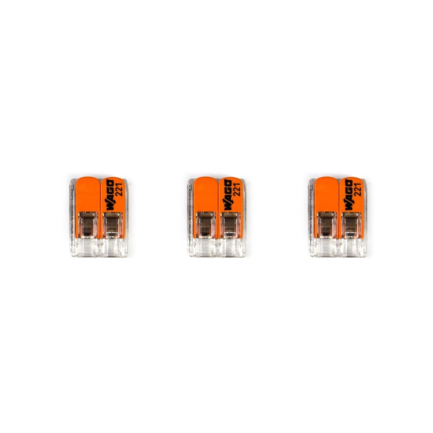Kit de conexión WAGO para cable 2x para rosetón de 1 agujero