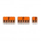 Kit de conexión WAGO para cable 2x para Rosetón a 4 agujeros