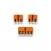 Kit de conexión WAGO compatible con cable 3x para Rosetón de 2 agujeros