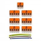Kit de conexión WAGO para cable 3x para Rosetón de 6 agujeros