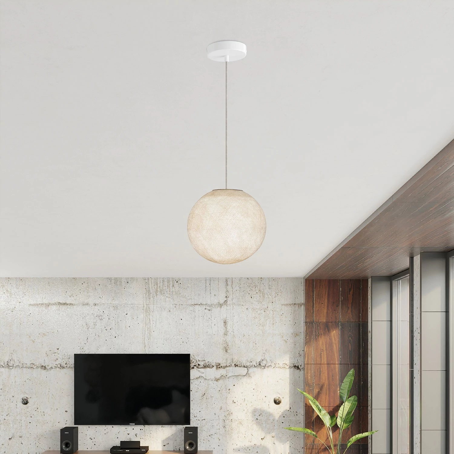 Pantalla  Sfera en alambre  100% hecho a mano