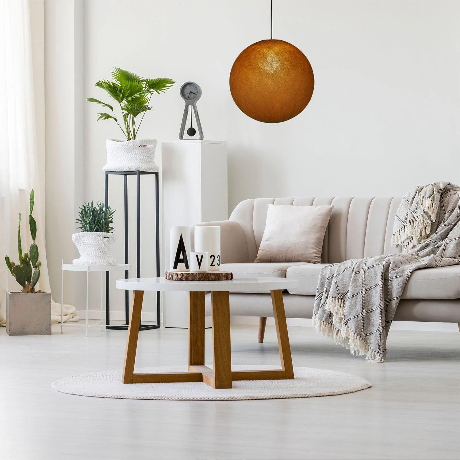 Pantalla  Sfera en alambre  100% hecho a mano