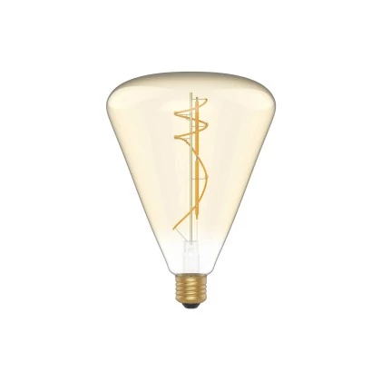 Cono 140 dorada - Bombilla LED dorada de alto flujo