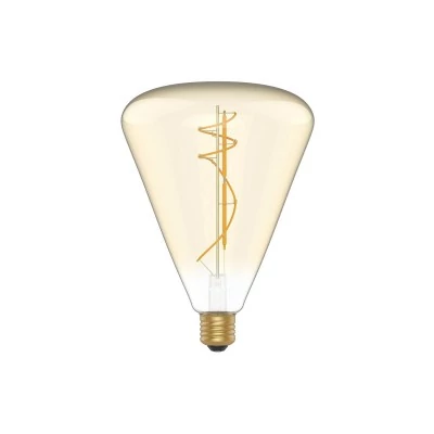 Cono 140 dorada - Bombilla LED dorada de alto flujo