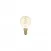 Bombilla LED Dorada Carbón Line Filamento Curvado con Espiral Mini Globo G45 2,2W 136Lm E14 1800K Regulable - C02