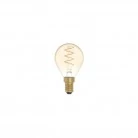 Bombilla LED  C02 filamento espiral G45 dorado
