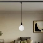 Lámpara colgante de riel de porcelana de colores