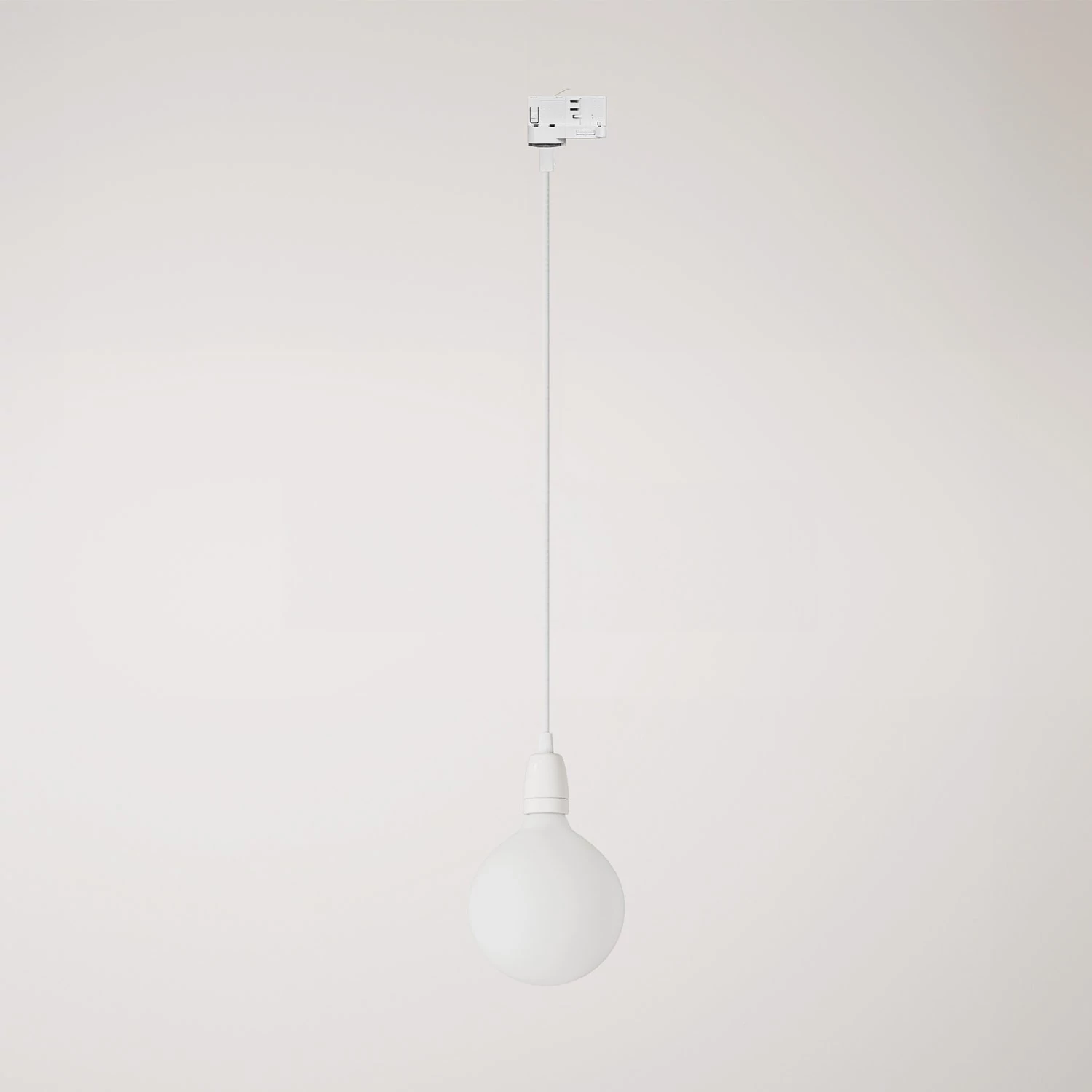 Lámpara colgante de riel de porcelana de colores