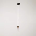Lámpara con cable trenzado para carril