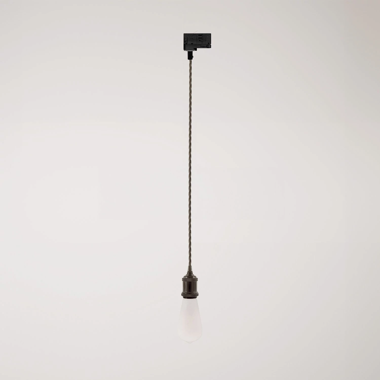 Lámpara con cable trenzado para carril