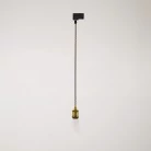Lámpara con cable trenzado para carril