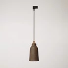 Lámpara Cottage con pantalla de cerámica y adaptador para carril.