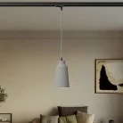 Lámpara Cottage con pantalla de cerámica y adaptador para carril.