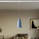 Lámpara Cottage con pantalla de cerámica y adaptador para carril.