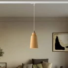 Lámpara Cottage con pantalla de cerámica y adaptador para carril.
