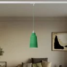 Lámpara Cottage con pantalla de cerámica y adaptador para carril.
