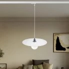 Lámpara de carril con pantalla plana grande