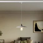 Lámpara de araña con pantalla plana de cerámica