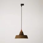 Lámpara para carril con pantalla cerámica de estilo vintage