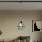 Lámpara con pantalla jaula Diamond cage para carriles