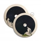 Lámpara colorida con pantalla para carril de madera
