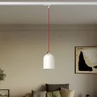 Lámpara para carril con pantalla Campana XS de cerámica